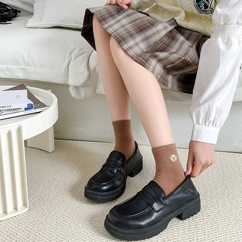 Cute Cartoon Bear Socks for Women