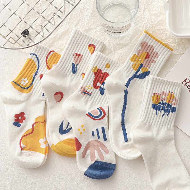 Cozy Cartoon Socks for Women
