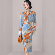 Floral Women's Jumpsuit Set - Perfect for Work or Date Night