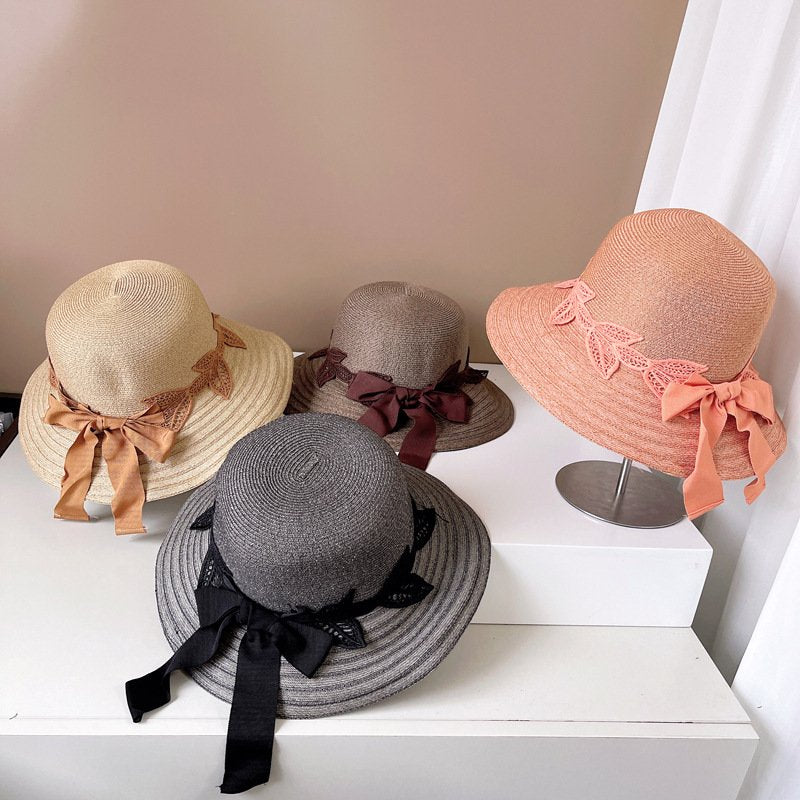Women's Summer Bowknot Bucket Hat