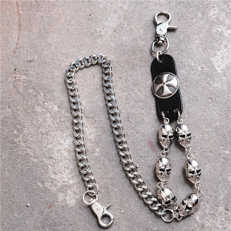 Hip Hop Chain Belt with Zipper