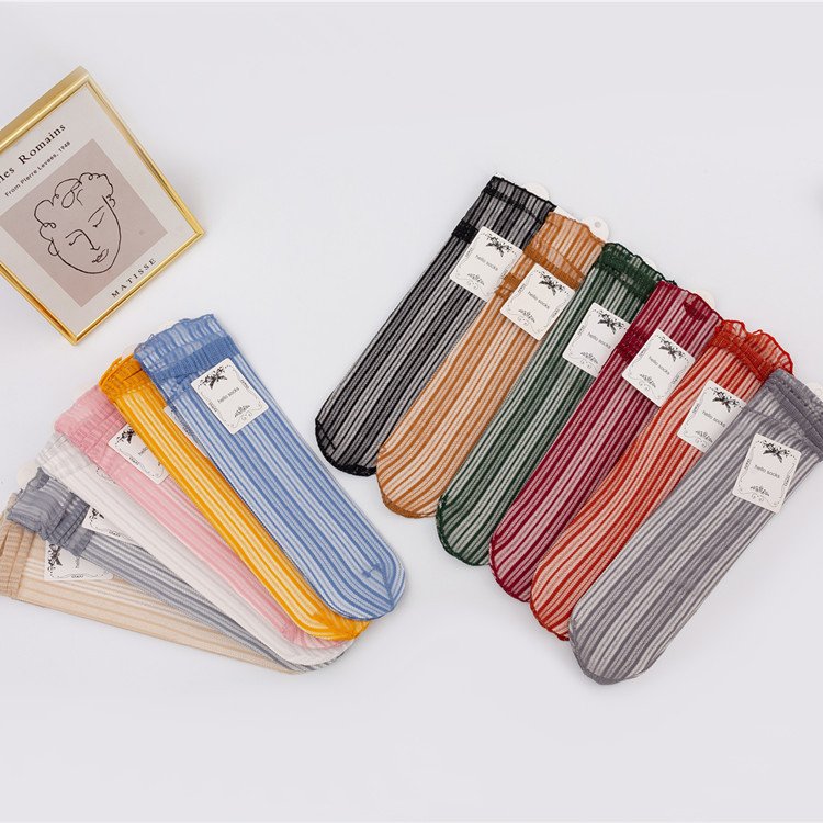 Comfortable Striped Socks for Women