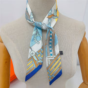 Elegant Women's Silk Scarf Duplex Printing