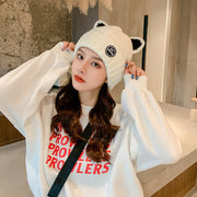 Cozy Cat Ear Cap for Women