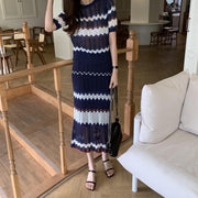 White Striped Summer Jumpsuit for Women