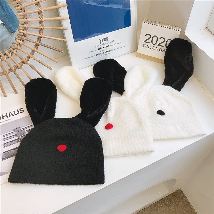 Warm Rabbit Ears Woolen Beanie for Kids