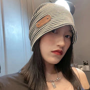 Autumn Winter Women's Striped Sun Hat