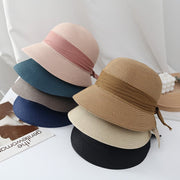 Sun Protecting Bow Bucket Hat for Women