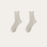 Soft Cotton Lace Socks for Women
