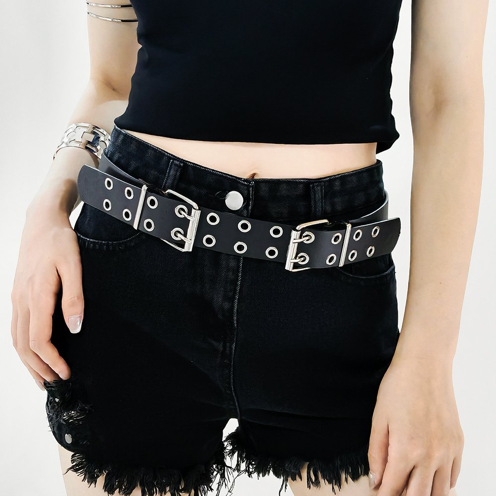 Fashion Double Buckle Casual Belt