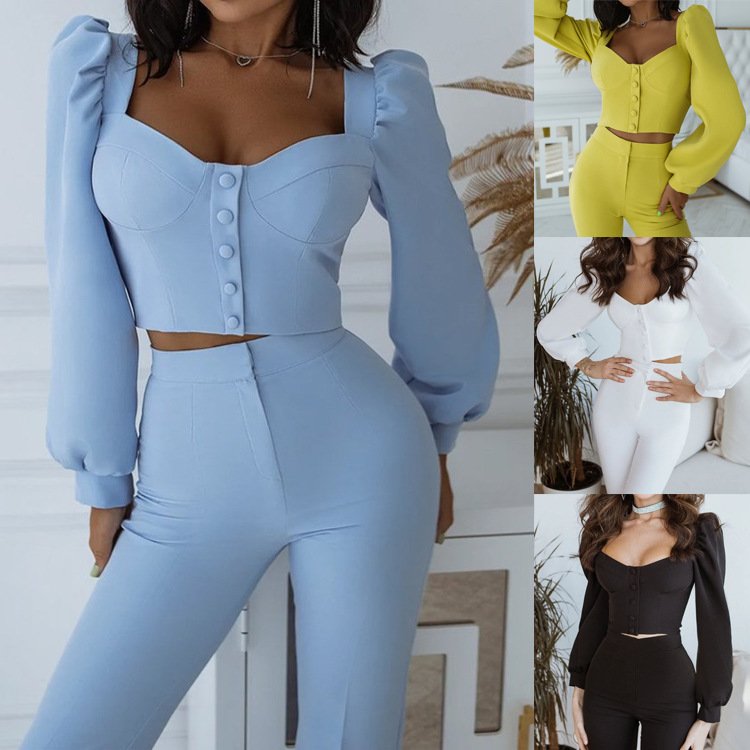 Casual Palace Style Jumpsuit Set