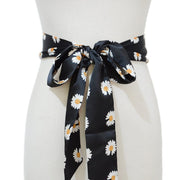 Elegant Daisy Lace Belt for Women