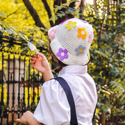 Warm Wool Flower Hat