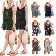 Chic Drawstring Camisole Jumpsuit for Women