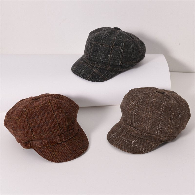 Couple Berets for Men & Women - Octagonal Design