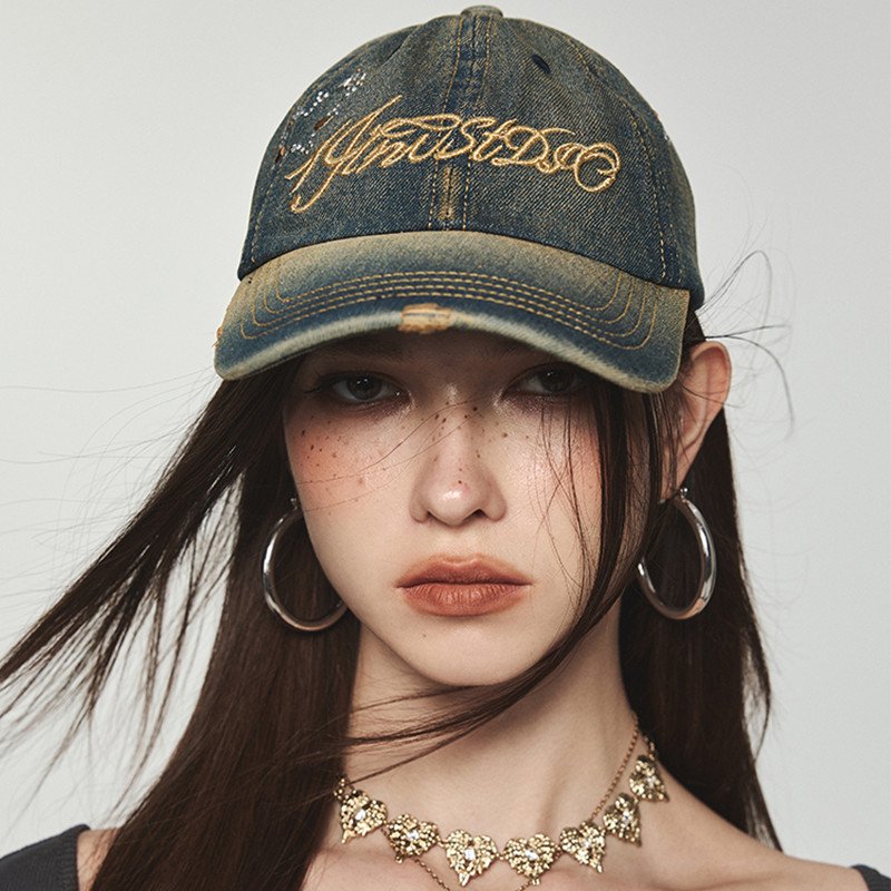Retro Denim Cap