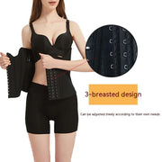 Dark Blue Steel Rib Shapewear Belly Band, 13 Pieces