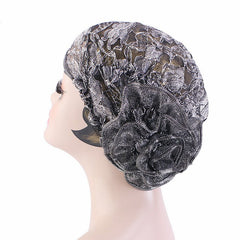 Silk Lace Flower Hat