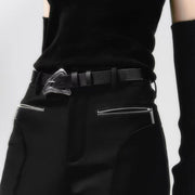 Dark Hip Hop Punk Pin Buckle Belt for Women