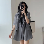 Women's Two-Piece Loose Suit Shorts