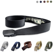 Discreet Travel Safety Belt with Hidden Compartment
