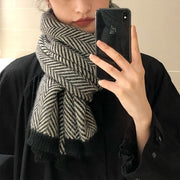 Warm Plaid Scarf