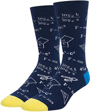 Colorful Math Printing Cotton Socks for Women