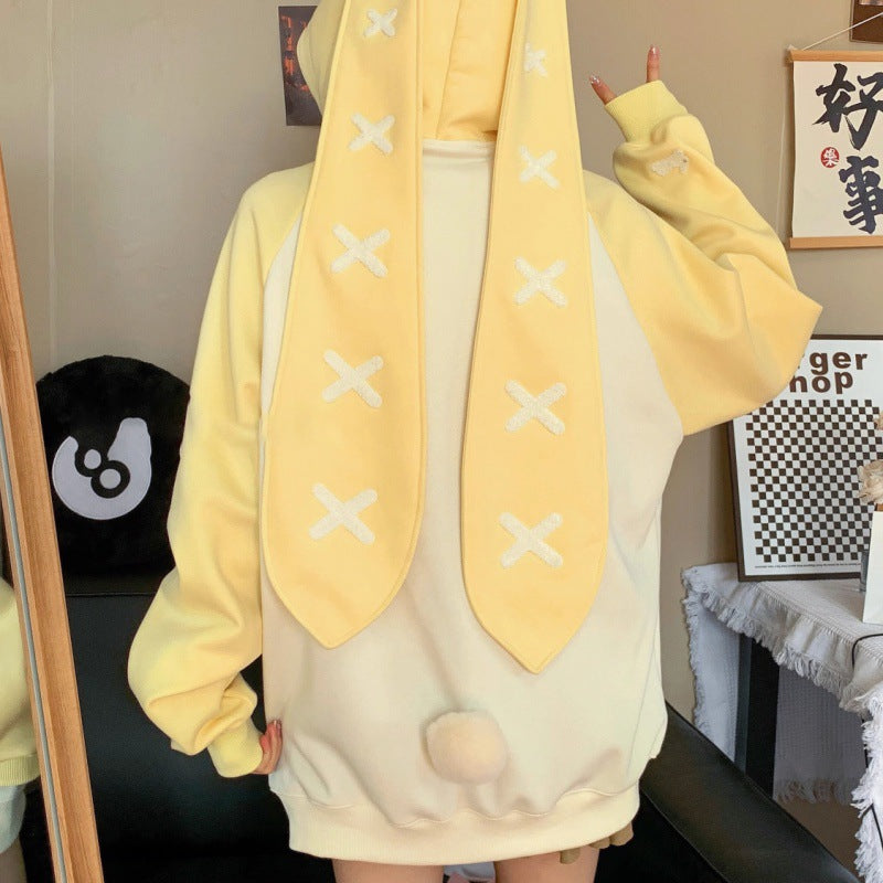 Cute Casual Loose Hooded Autumn & Winter Sweater for Women