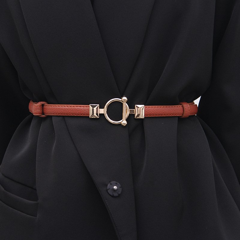Thin Waist Belt for Women, All-match Jeans Dress