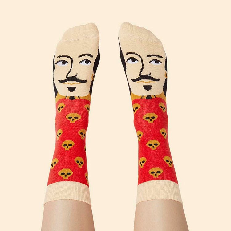 Couple Cartoon Socks - Personalized Thigh High Socks for Men & Women