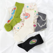 Patterned Thin Women's Stockings