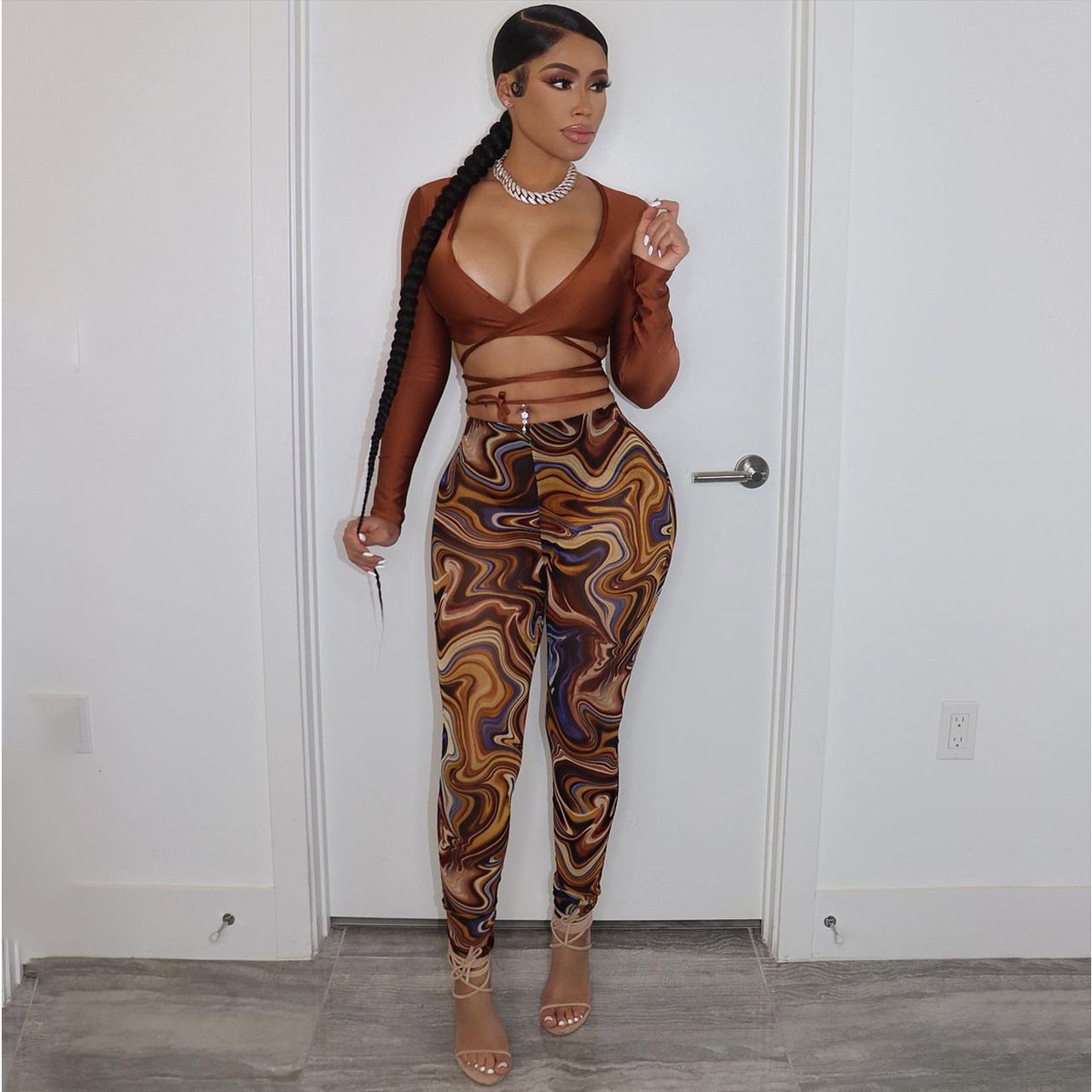 Floral Jumpsuit Set for Women