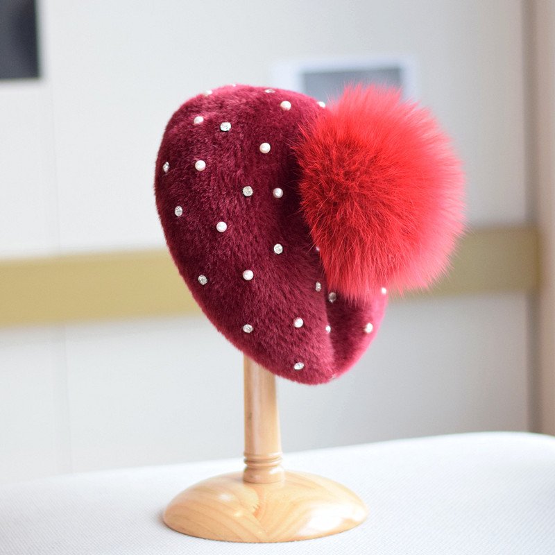 Warm Wool Beret Hat