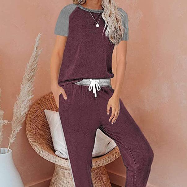 Casual Stitching Jumpsuit for Women