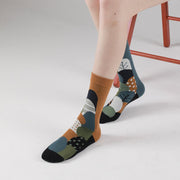 Breathable Houndstooth Socks