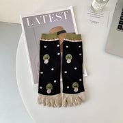 Cute Cartoon Pattern Mid Calf Stockings for Women