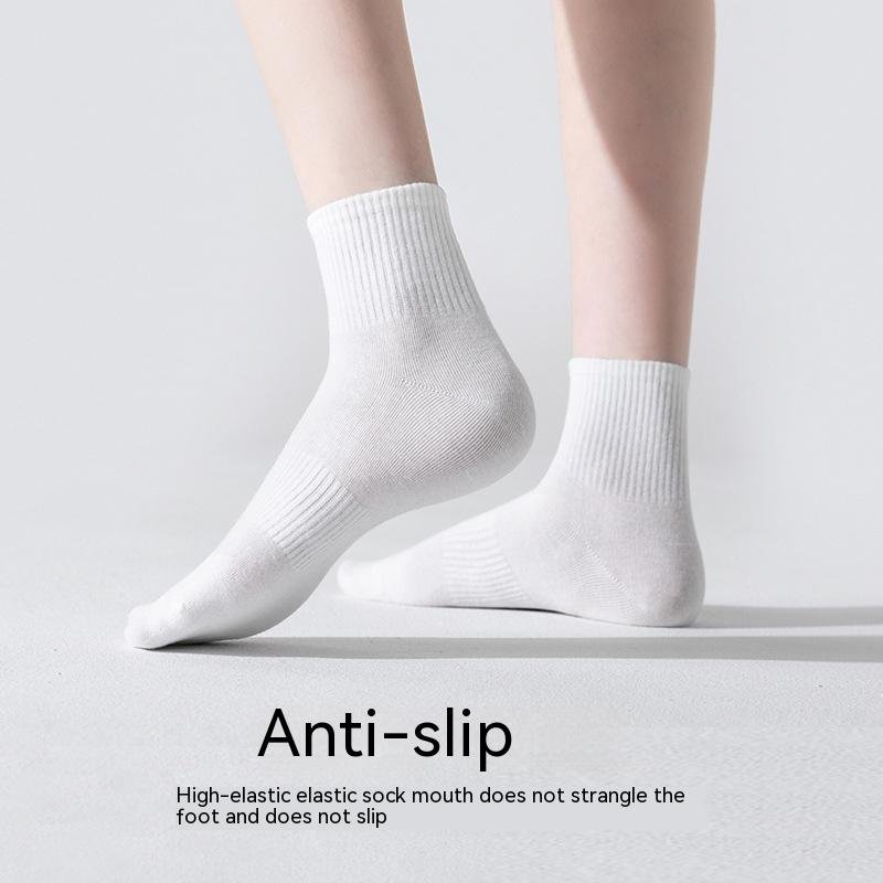 Comfortable Breathable Solid Color Socks for Men & Women