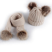 Warm Kids Hat & Scarf Set