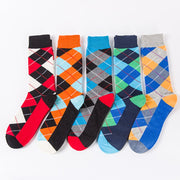 Cozy Plaid Casual Socks for Women