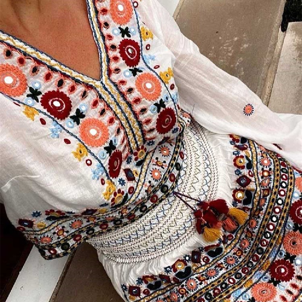 Contrast Print Skirt for Women - Summer Fashion