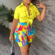 Trendy Women's Outfit Set - 2-Piece Jumpsuit