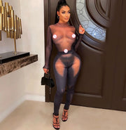Women's High Waist Jumpsuit Set