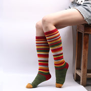 Colorful Halloween Striped Women's Socks