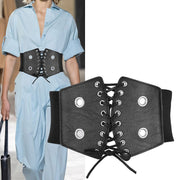 Black Elastic Waist Belt for Women, Versatile and Adjustable