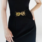 Elegant Red-Crowned Crane Belt for Women