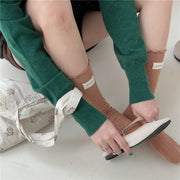 Cozy Autumn Ruffled Socks for Girls