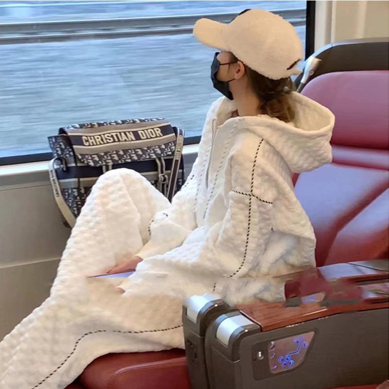 Cozy Hooded Sweater Set for Women