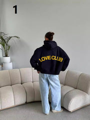 Trendy Women's Sports Pullover Hoodie & Couple Sweater