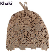 Floral Ethnic Pullover Hat for Women