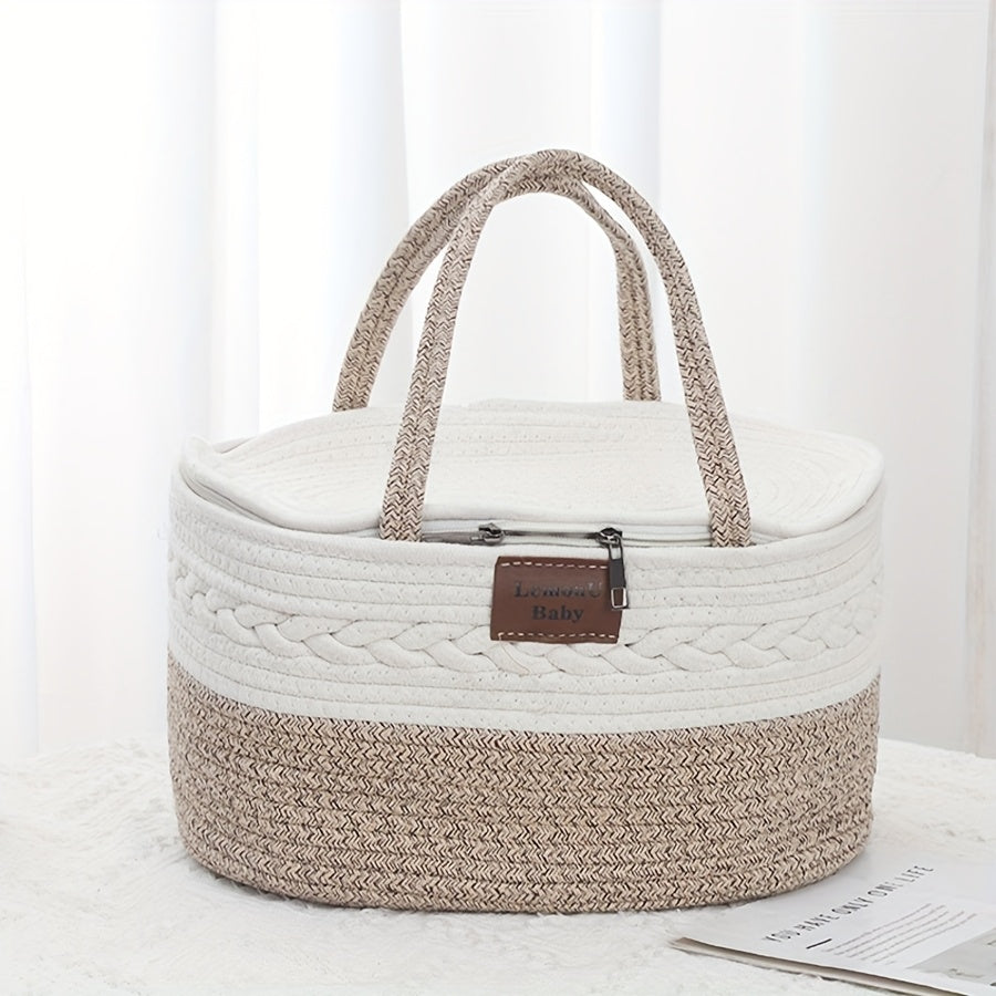 Large Portable Diaper Caddy with Handles